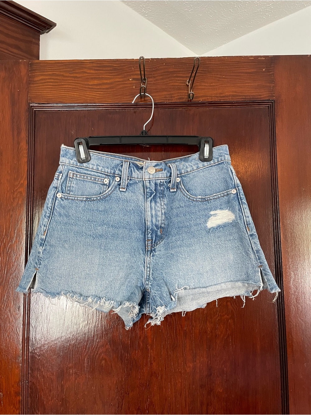 Madewell Light Blue Relaxed Denim Shorts
